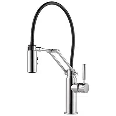 Image for Brizo 63221LF Solna Chrome Single Handle Articulating Arm Kitchen Faucet