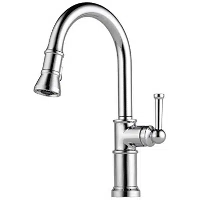 afbeelding voor Brizo 63025LF Artesso Single Handle Pull-Down Kitchen Faucet