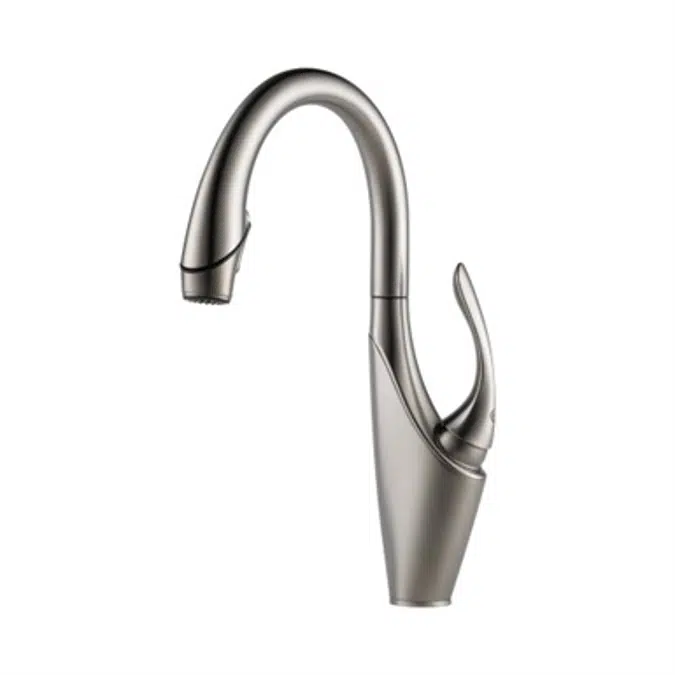 Brizo 63055LF Vuelo Single Handle Pull-Down Kitchen Faucet