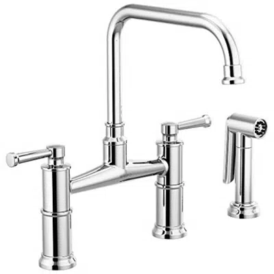 imagem para Brizo 62525LF Artesso Bridge Faucet with Side Sprayer