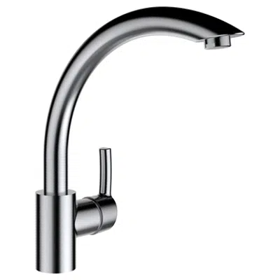 arwa-surf, Kitchen faucet, Projection 220 mm, swivel spout, stainless steel için görüntü