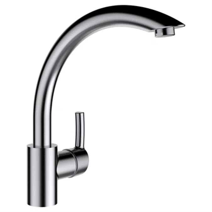 arwa-surf, Kitchen faucet, Projection 220 mm, swivel spout, stainless steel