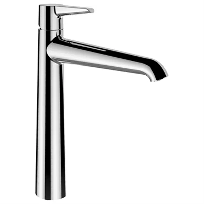 arwa-pure, Column basin faucet, Projection 190 mm, fixed spout, w/o pop-up waste