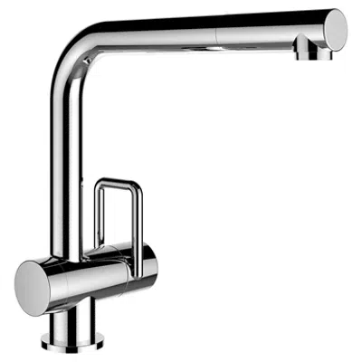 arwa-twin, Kitchen faucet with pull-out spout, chrome için görüntü