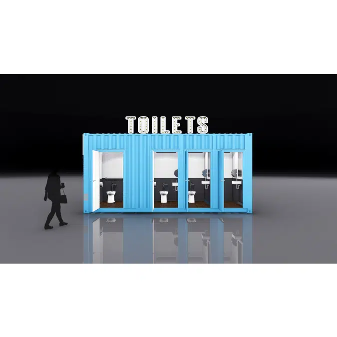 20' Unisex BathroomBox (Shipping Container Restroom)