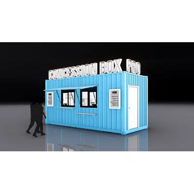 imazhi i 20' ConcessionBox Pro (Shipping Container Structure)