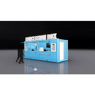 Image for 20' ConcessionBox (Shipping Container Structure)