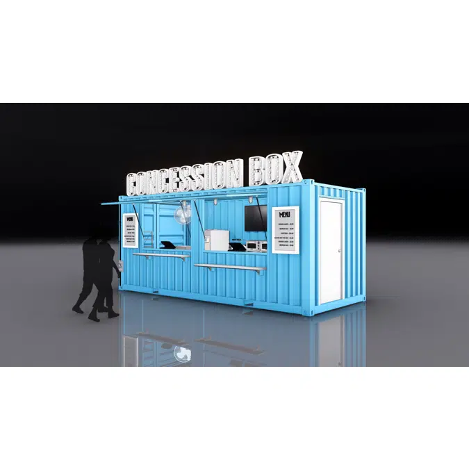 20' ConcessionBox (Shipping Container Concession Stand)