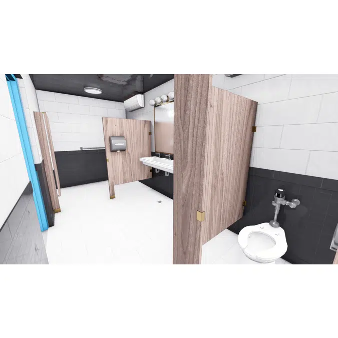 20' Men's BathroomBox (Shipping Container Restroom)