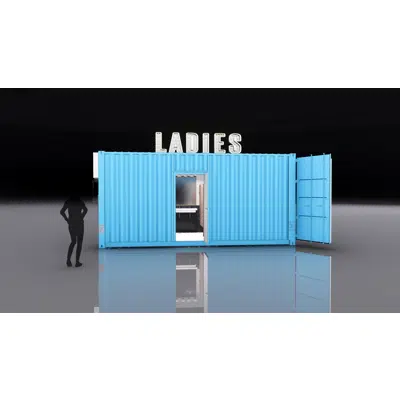 Imagem para 20' Women's BathroomBox (Shipping Container Restroom)}