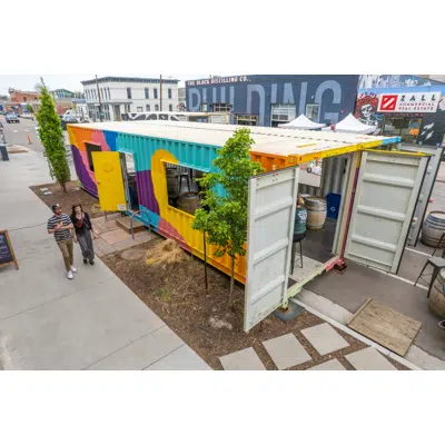 40' PatioBox (Shipping Container Structure) için görüntü