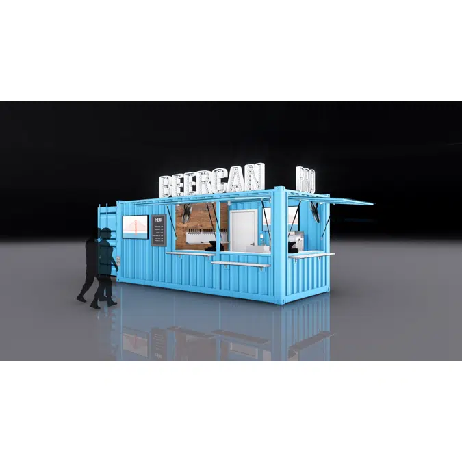 20' BeerCan Pro (Shipping Container Bar)