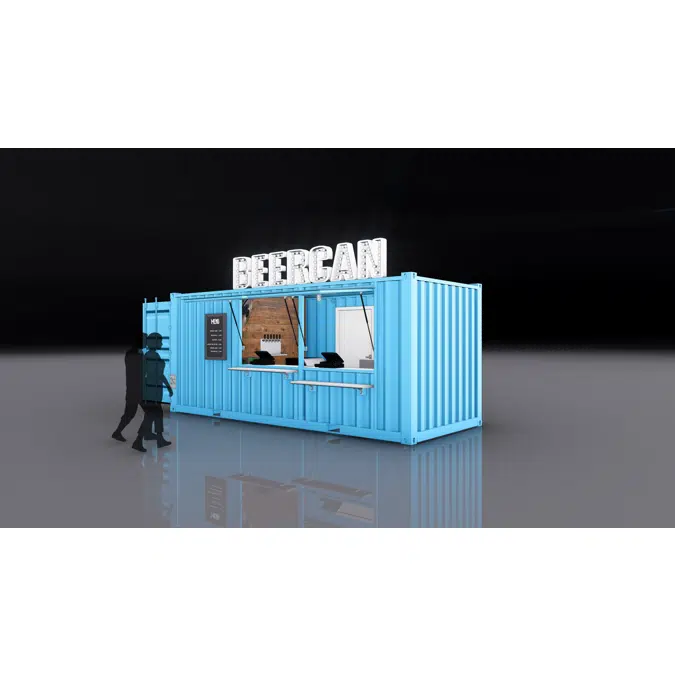 20' BeerCan (Shipping Container Bar)