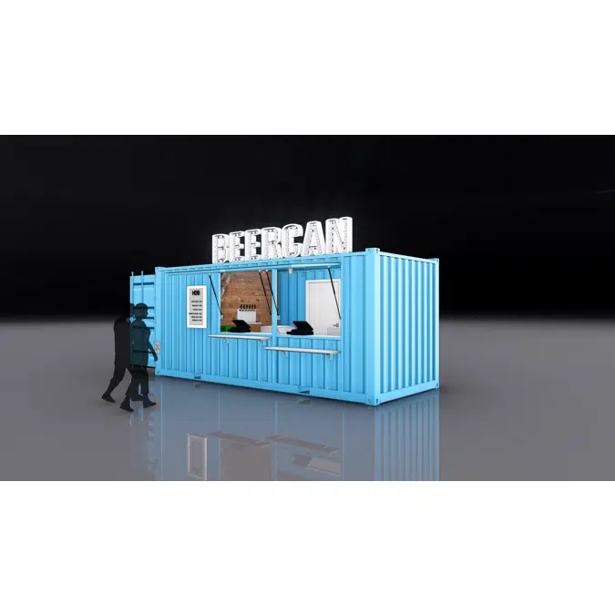 20' BeerCan (Shipping Container Bar)