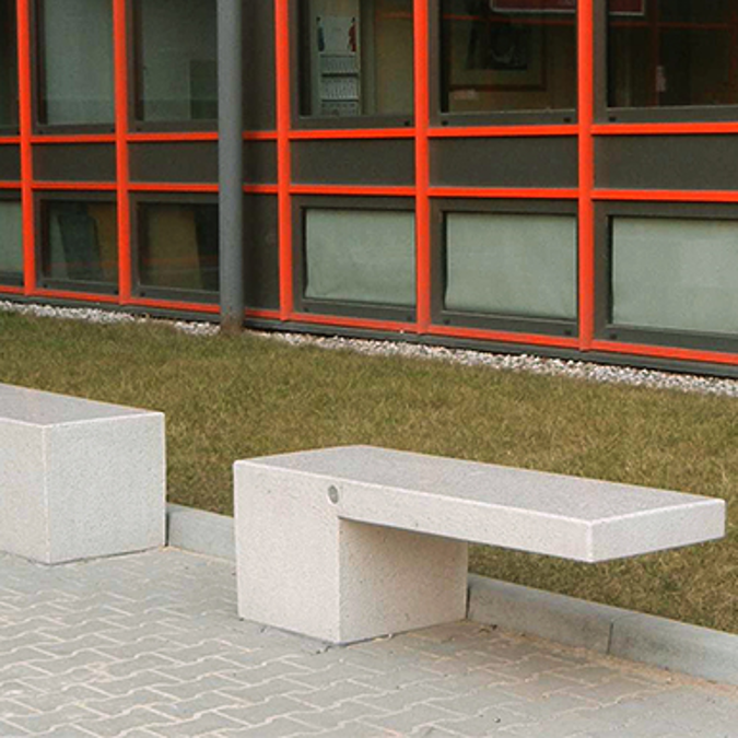 BIM objects - Free download! Ambra bench | BIMobject