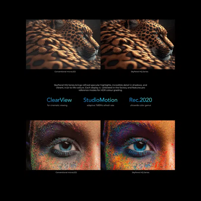 ClearLED Indoor Fine‑Pitch LED Display Panel - SkyPanel HQ Series