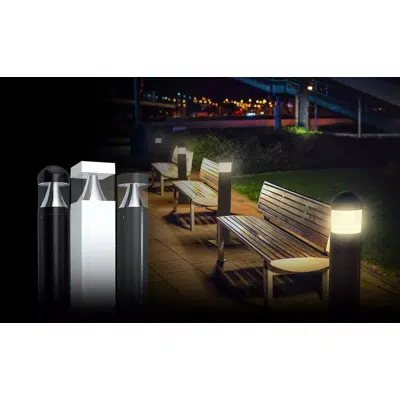 B17 Ultra-Economy Field-Adjustable Bollard Lighting图像