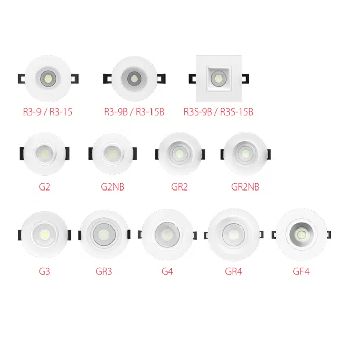 Gimbal & Recessed Downlights - CCT Adjustable