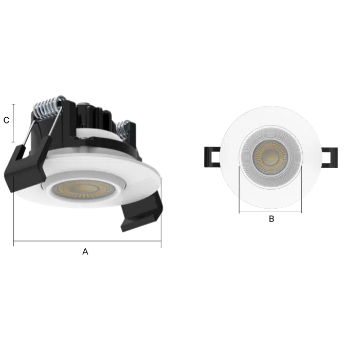 Gimbal & Recessed Downlights - CCT Adjustable