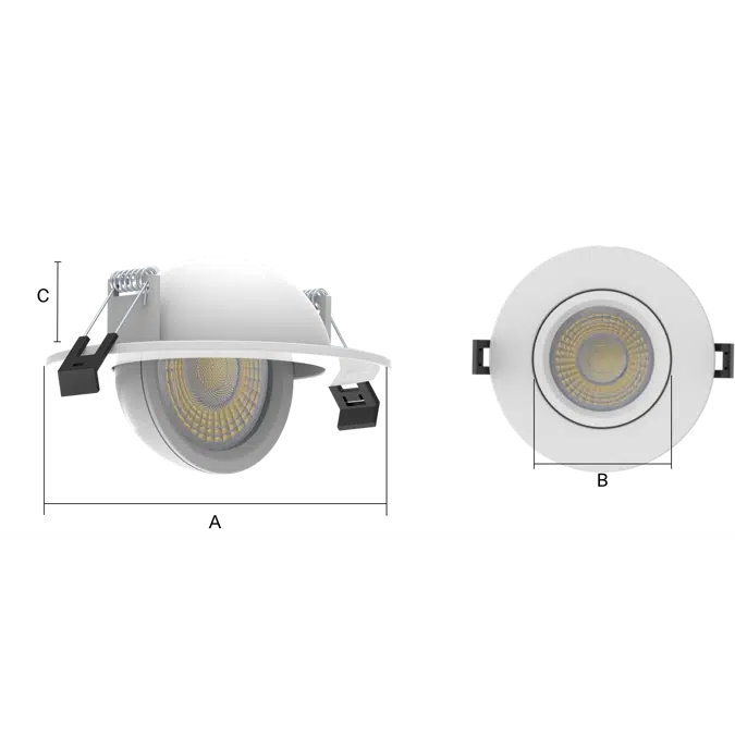 Gimbal & Recessed Downlights - CCT Adjustable