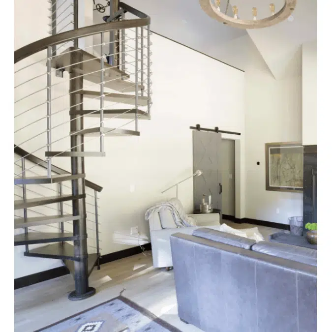 Compression Spiral Stair