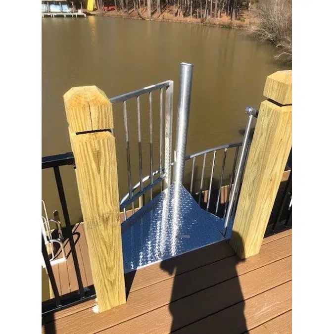 Adjustable Aluminum Spiral Stair