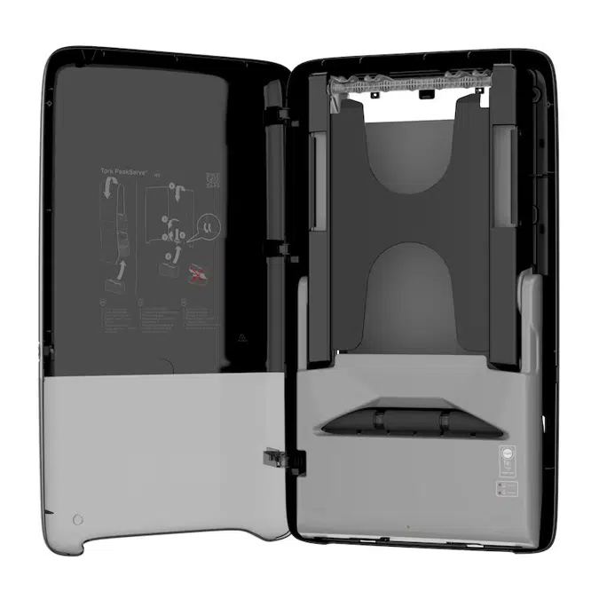 Tork PeakServe® Automatic Continuous™ Paper Hand Towel Dispenser Black H5