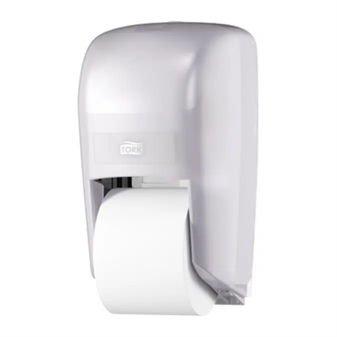 Tork Twin Bath Tissue Dispenser for OptiCore®, white