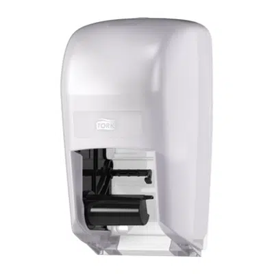 画像 Tork Twin Bath Tissue Dispenser for OptiCore®, white