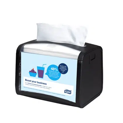 Image for Tork Xpressnap® Signature Tabletop Napkin Dispenser, Black