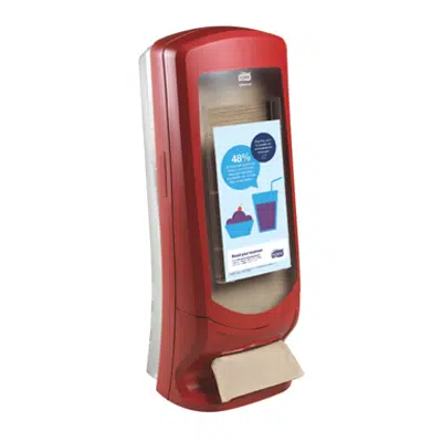 Image for Tork Xpressnap® Stand Napkin Dispenser Red N4