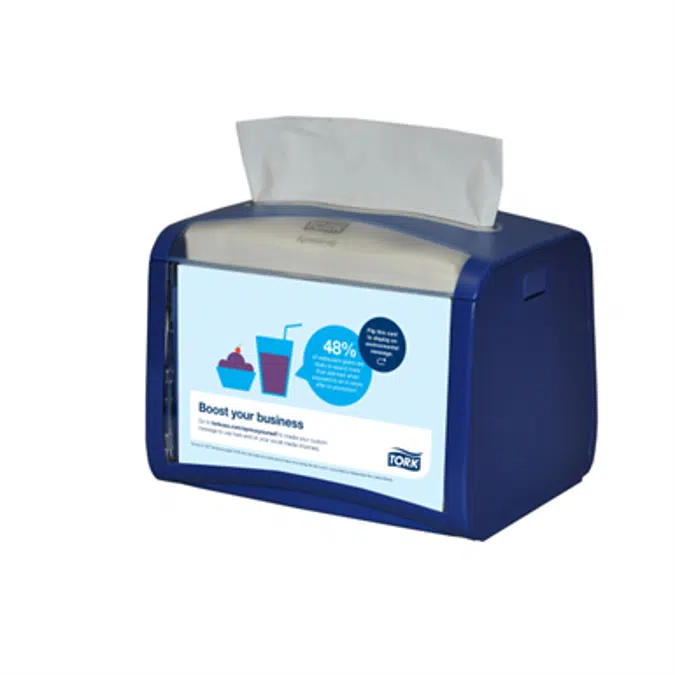 Tork Xpressnap® Signature Tabletop Napkin Dispenser, Blue