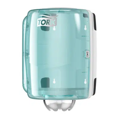 Image for Tork Performance Centerfeed Wiper Dispenser, Aqua/White