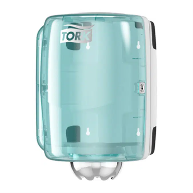 Tork Performance Centerfeed Wiper Dispenser, Aqua/White