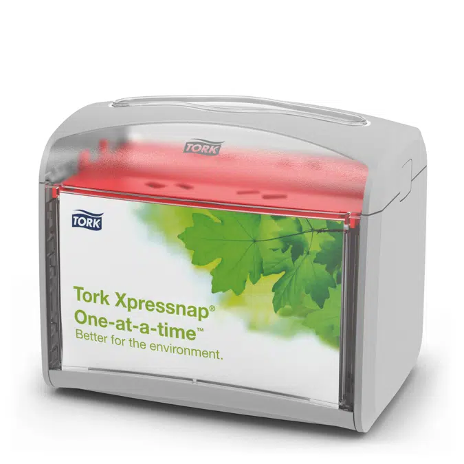 Tork Xpressnap® Signature Tabletop Napkin Dispenser, Gray