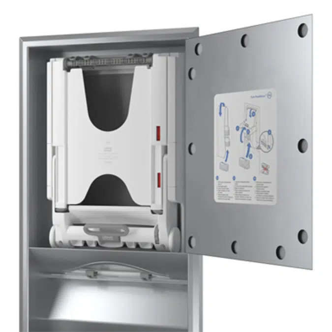 Tork PeakServe® Large Recessed Cabinet Towel Adapter