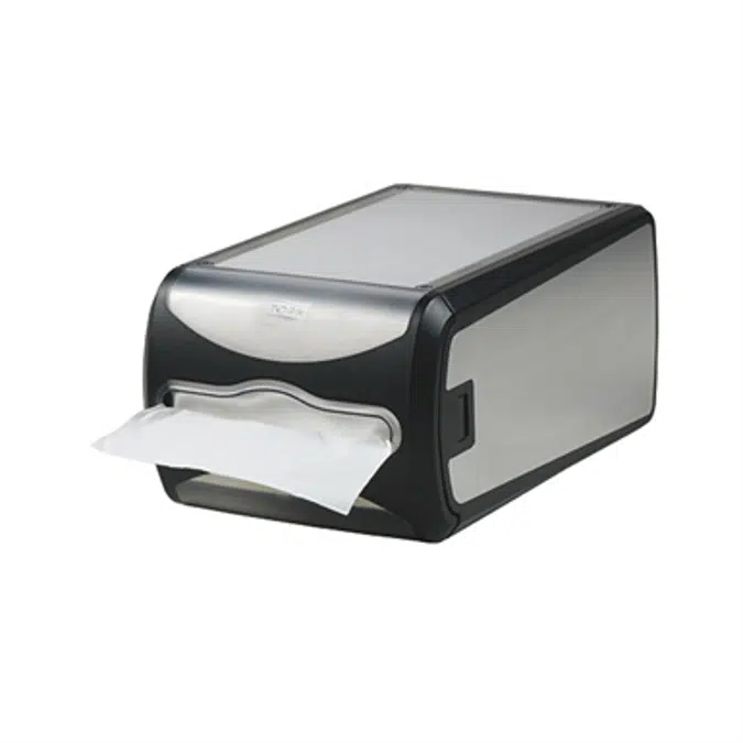 Tork Xpressnap® Signature Counter Napkin Dispenser, Stainless finish