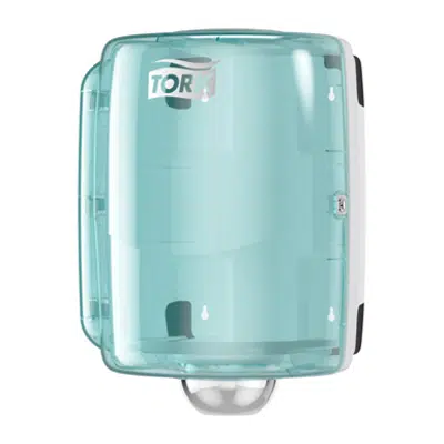 Tork Performance Maxi Centerfeed Wiper Dispenser, Aqua/White图像