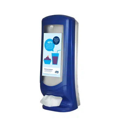 Image for Tork Xpressnap® Signature Stand Napkin Dispenser, Blue