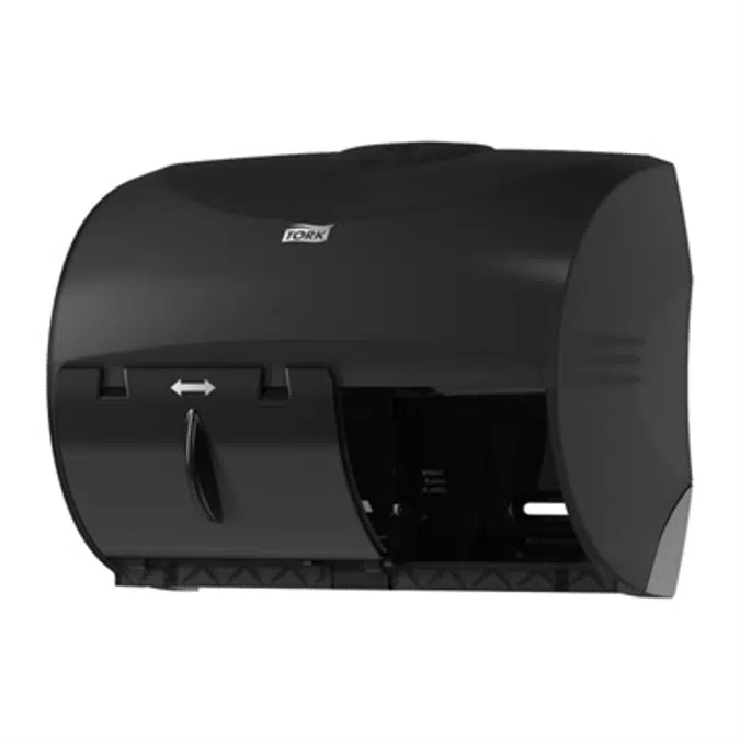 Tork Twin Bath Tissue Dispenser for OptiCore®, black