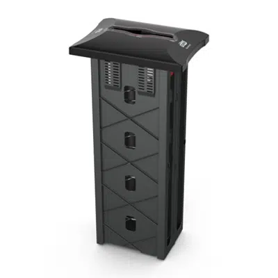Image for Tork Xpressnap® In-Counter Napkin Dispenser Black N4