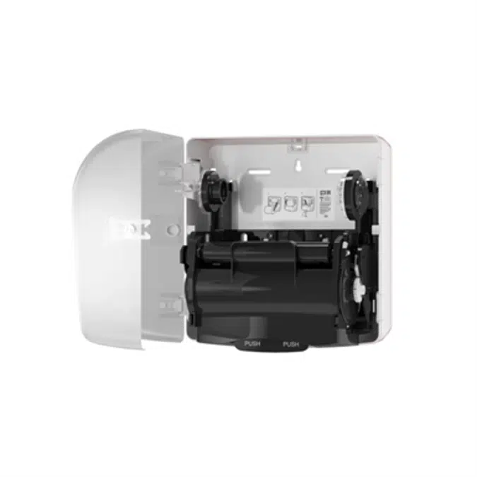 Tork Mini Mechanical Handtowel Dispenser, White