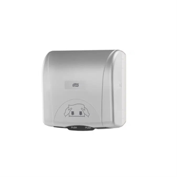Tork Mini Mechanical Handtowel Dispenser, White