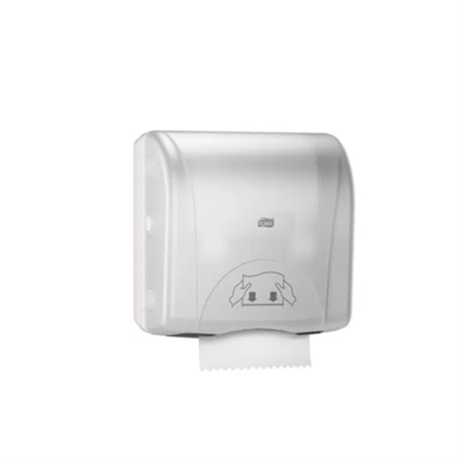 Tork Mini Mechanical Handtowel Dispenser, White