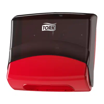 Image for Tork Folded Wiper Dispenser Red W4