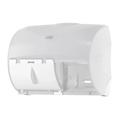 Image for Tork Twin Bath Tissue Dispenser for OptiCore®, white