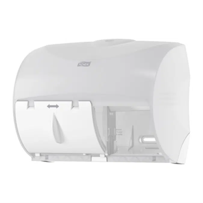 Tork Twin Bath Tissue Dispenser for OptiCore®, white