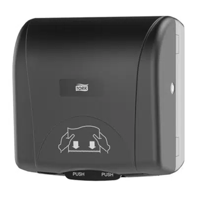 kuva kohteelle Tork Mini Mechanical Handtowel Dispenser, Black