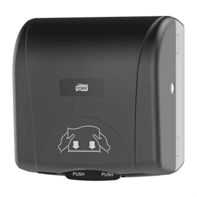 Tork Mini Mechanical Handtowel Dispenser, Black