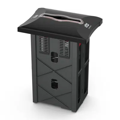Image for Tork Xpressnap® In-Counter Napkin Dispenser Black N4